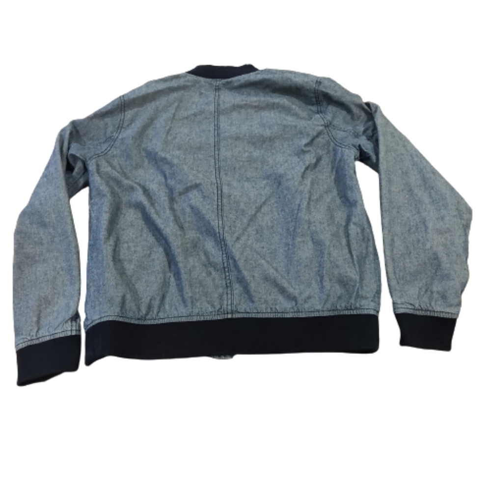 Gap Denim Chambray Bomber Jacket - image 5